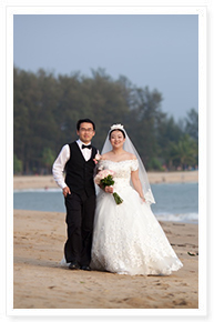 simple romantic wedding phuket