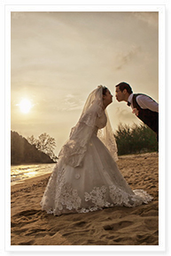 simple beach wedding in phuket