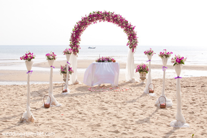 Beach Phuket Wedding - Phuket Thailand wedding planners and organisers