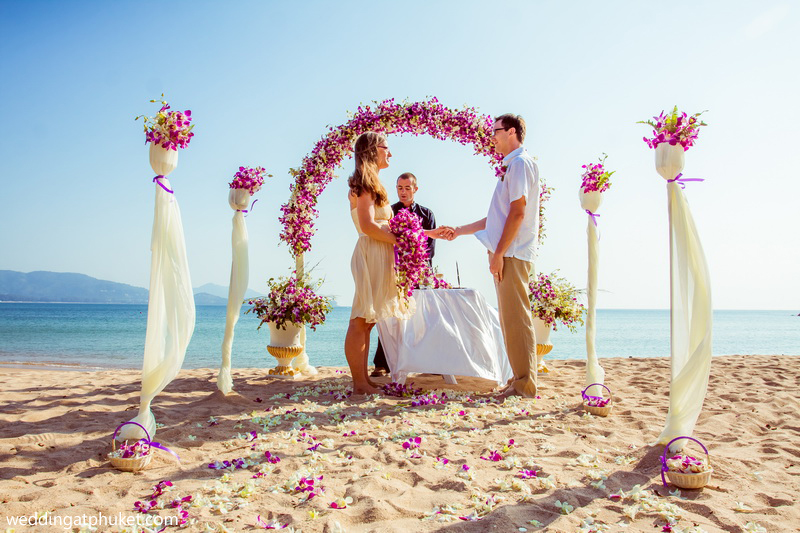 Small Budget Cheap Beach Wedding Ceremony Phuket